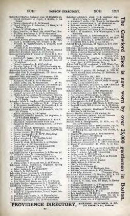 A scanned image of a page from a printed trade directory: leaf 1302 of The Boston Directory, 1895. The image shows the printed page itself; its text is not reproduced in this description.