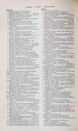 A scanned image of a page from a printed trade directory: leaf 1304 of The Boston Directory, 1901. The image shows the printed page itself; its text is not reproduced in this description.