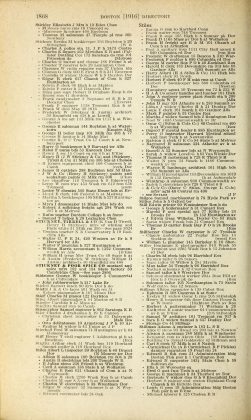 A scanned image of a page from a printed trade directory: leaf 340 of The Boston Directory, 1916. The image shows the printed page itself; its text is not reproduced in this description.