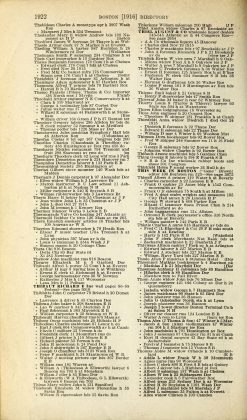 A scanned image of a page from a printed trade directory: leaf 394 of The Boston Directory, 1916. The image shows the printed page itself; its text is not reproduced in this description.