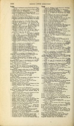 A scanned image of a page from a printed trade directory: leaf 410 of The Boston Directory, 1916. The image shows the printed page itself; its text is not reproduced in this description.