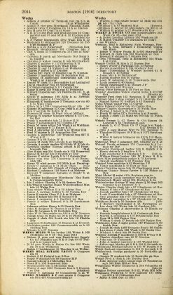 A scanned image of a page from a printed trade directory: leaf 486 of The Boston Directory, 1916. The image shows the printed page itself; its text is not reproduced in this description.