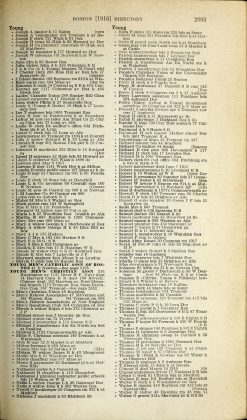 A scanned image of a page from a printed trade directory: leaf 565 of The Boston Directory, 1916. The image shows the printed page itself; its text is not reproduced in this description.