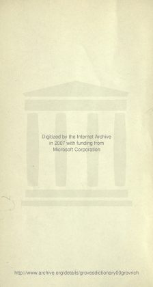 A scanned image of a page from a printed book: leaf 6 of Grove's Dictionary of Music and Musicians: American Supplement, Being the Sixth Volume of the Complete Work. The image shows the printed page itself; its text is not reproduced in this description.