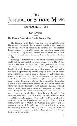 A scanned image of a printed page: page token PA33 of The Journal of School Music. The image shows the printed page itself; its text is not reproduced in this description.