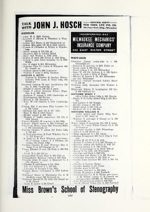 A scanned image of a page from a printed trade directory: leaf 753 of Milwaukee, Wisconsin, City Directory, 1912. The image shows the printed page itself; its text is not reproduced in this description.