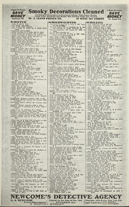 A scanned image of a page from a printed trade directory: leaf 223 of Trow's General Directory of the Boroughs of Manhattan and Bronx, City of New York, 1912. The image shows the printed page itself; its text is not reproduced in this description.