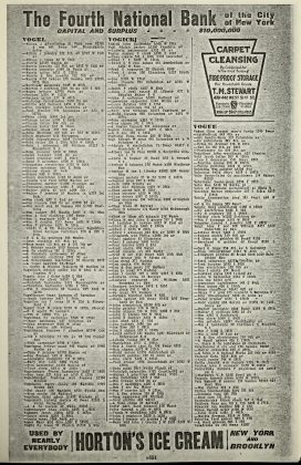 A scanned image of a page from a printed trade directory: leaf 699 of Trow's General Directory of the Boroughs of Manhattan and Bronx, City of New York, 1912. The image shows the printed page itself; its text is not reproduced in this description.