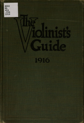 A scanned image of a page from a printed trade directory: leaf 2 of The Violinist's Guide: Written for the Use of the Violin Buying Public. The image shows the printed page itself; its text is not reproduced in this description.
