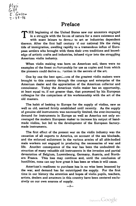 A scanned image of a page from a printed trade directory: leaf 6 of The Violinist's Guide: Written for the Use of the Violin Buying Public. The image shows the printed page itself; its text is not reproduced in this description.